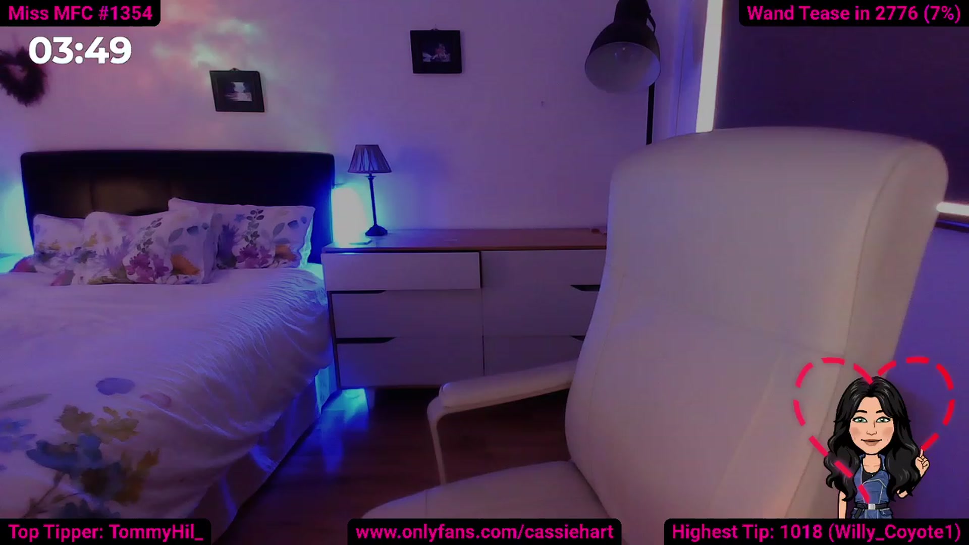 Gallery image thumbnail from Cassie_Hart's myfreecams stream on, 05/25/2023, 17:03 image 7 of 20