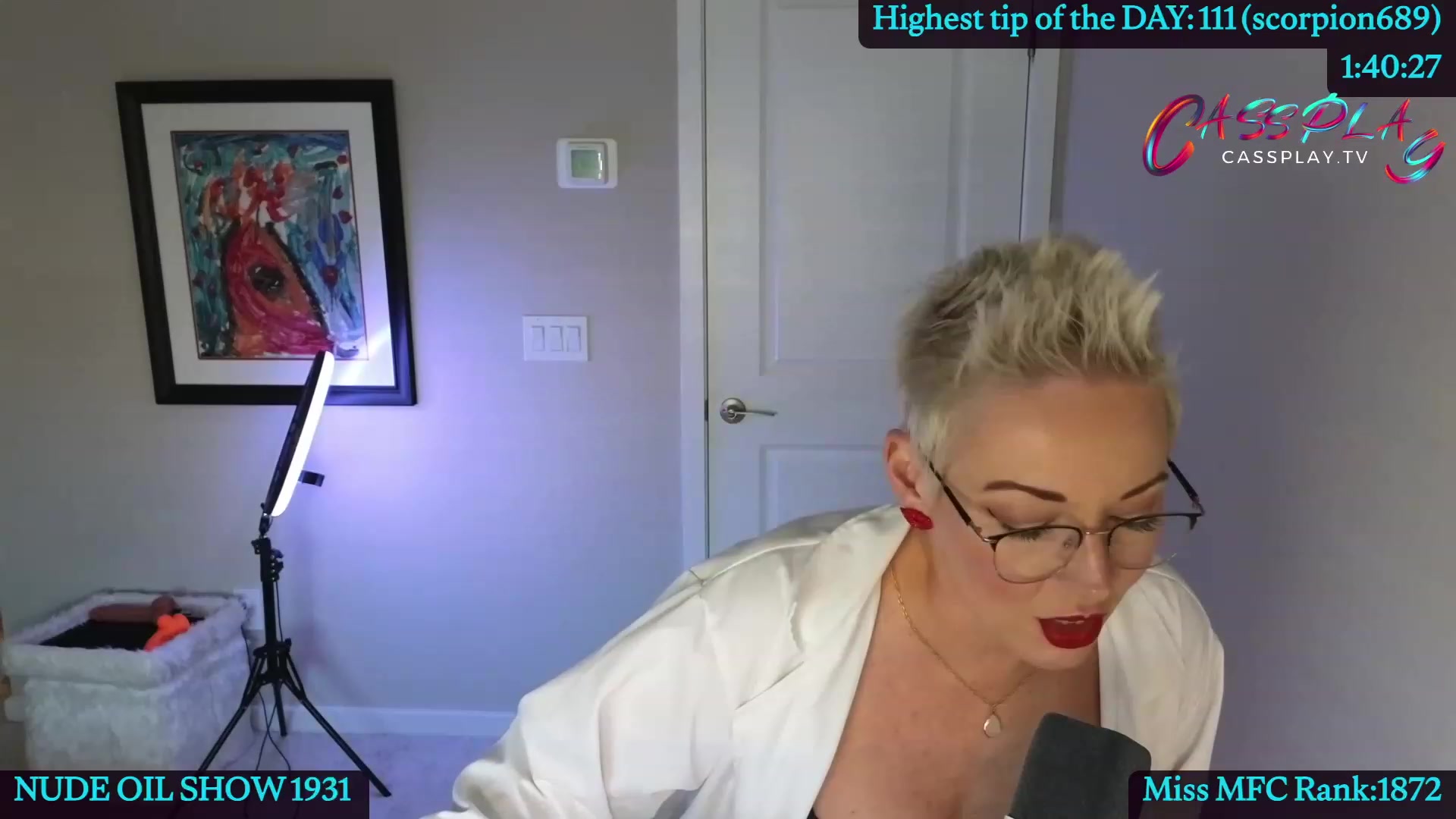 Gallery image thumbnail from Cassplay's myfreecams stream on, 02/12/2024, 20:28 image 6 of 20
