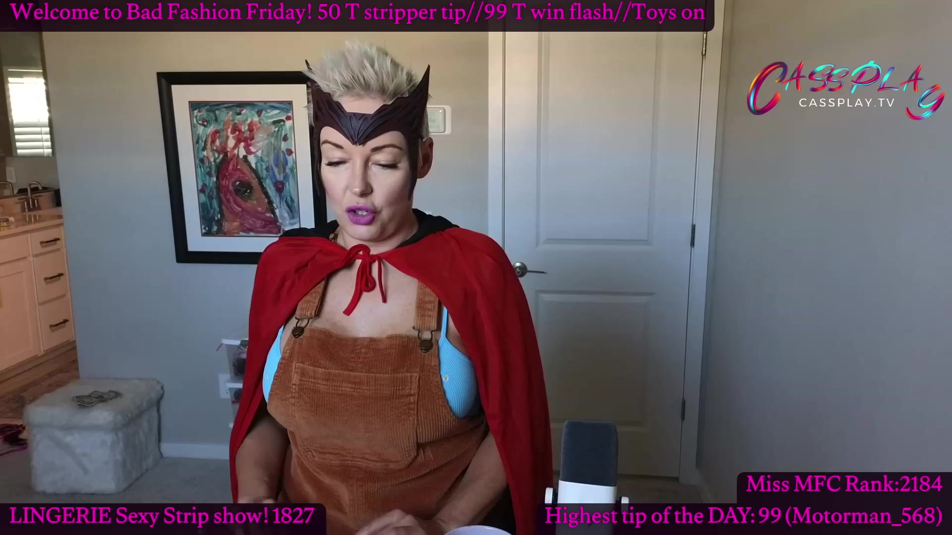 Gallery image thumbnail from Cassplay's myfreecams stream on, 02/16/2024, 19:19 image 14 of 20