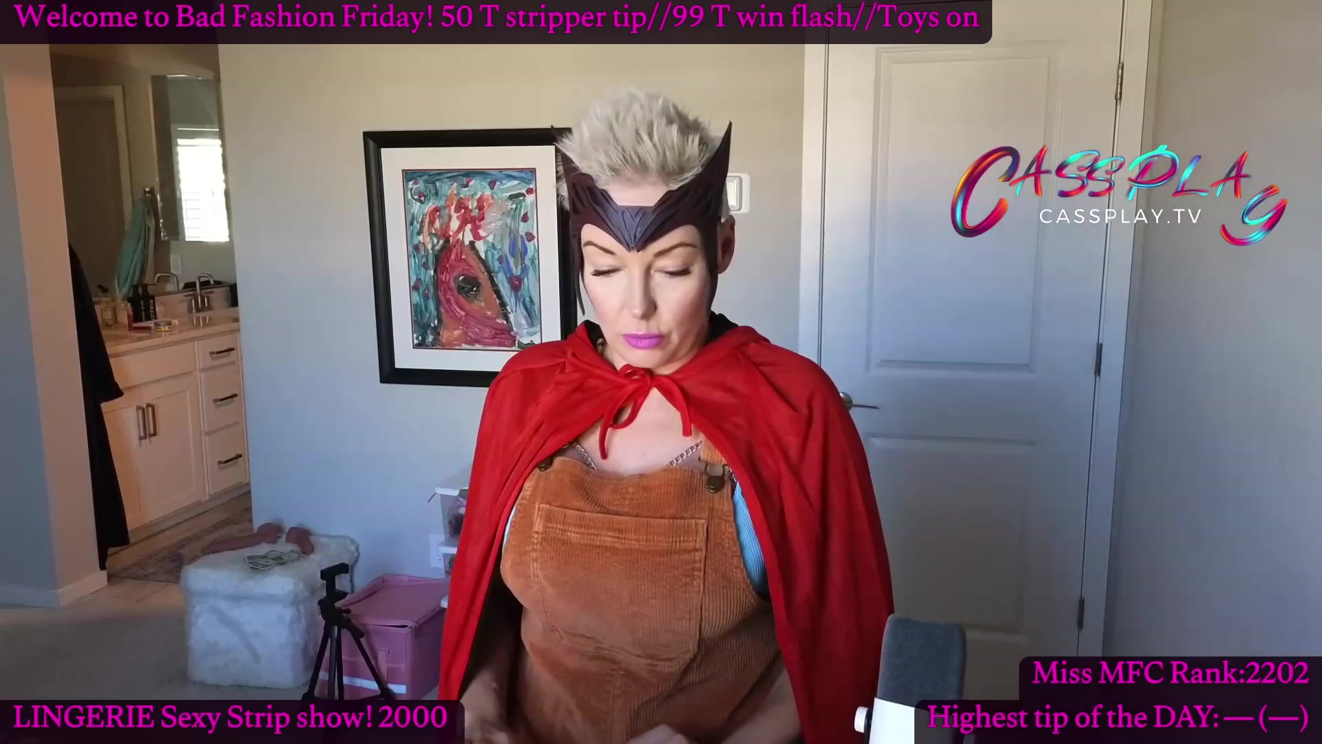 Gallery image thumbnail from Cassplay's myfreecams stream on, 02/16/2024, 19:19 image 1 of 20