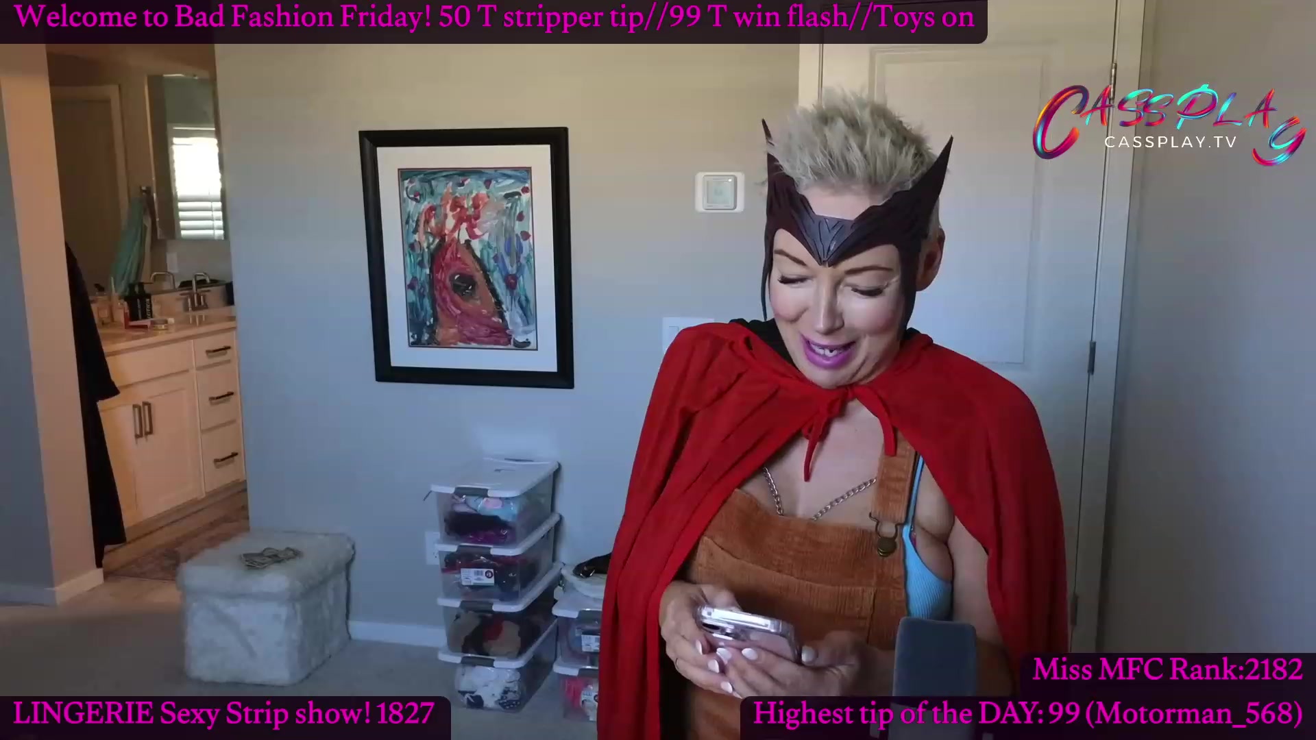 Gallery image thumbnail from Cassplay's myfreecams stream on, 02/16/2024, 19:19 image 6 of 20