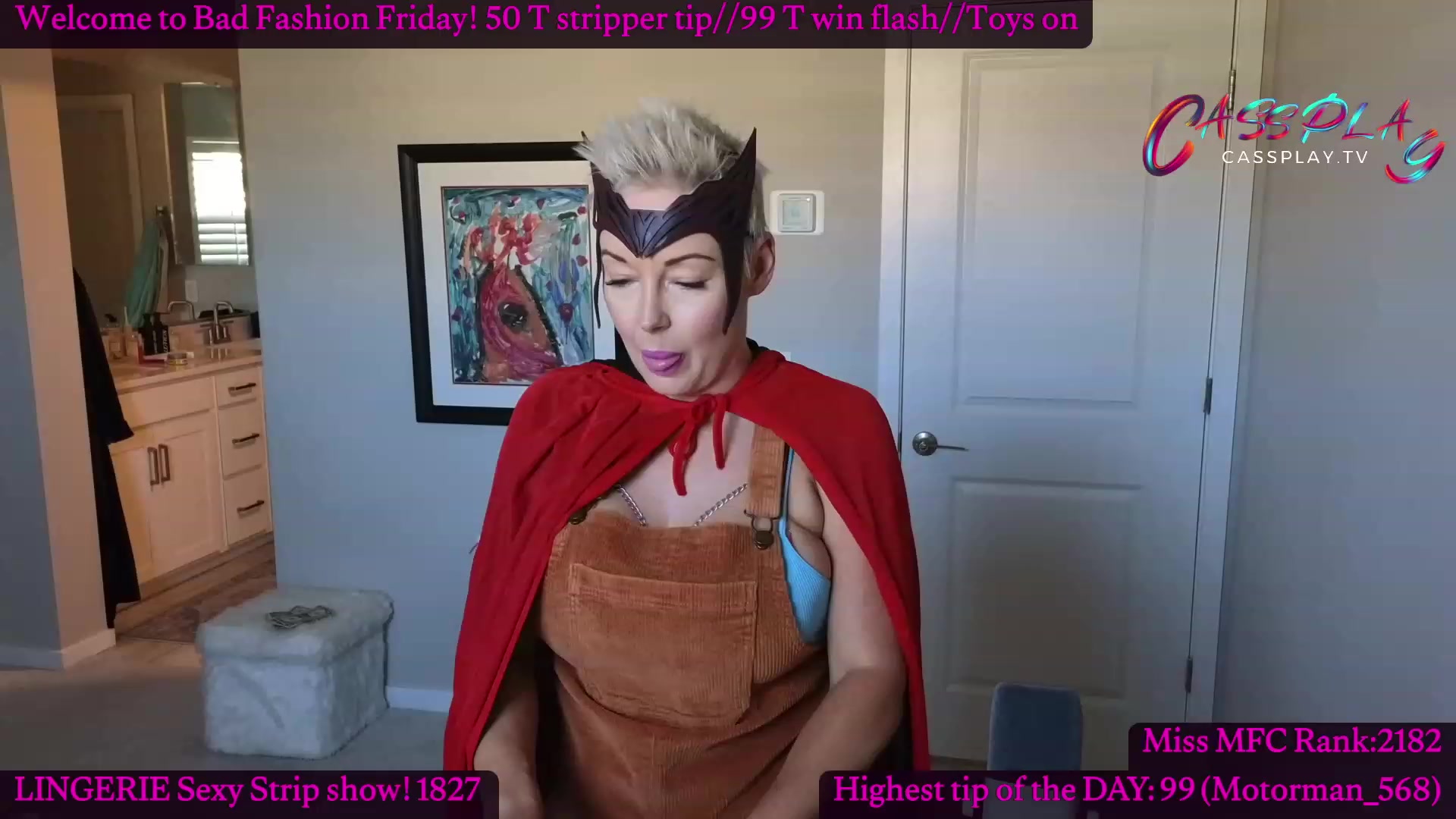 Gallery image thumbnail from Cassplay's myfreecams stream on, 02/16/2024, 19:19 image 7 of 20