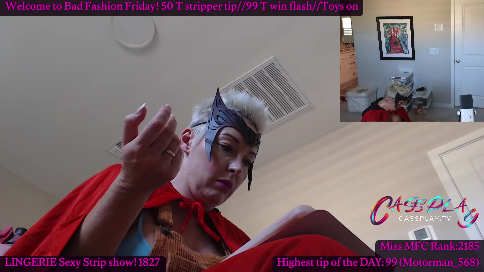 Gallery image thumbnail from Cassplay's myfreecams stream on, 02/16/2024, 19:19 image 20 of 20