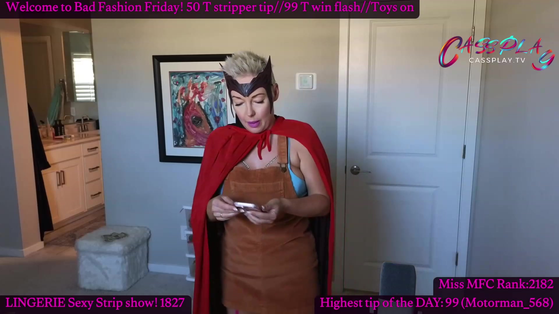 Gallery image thumbnail from Cassplay's myfreecams stream on, 02/16/2024, 19:19 image 8 of 20