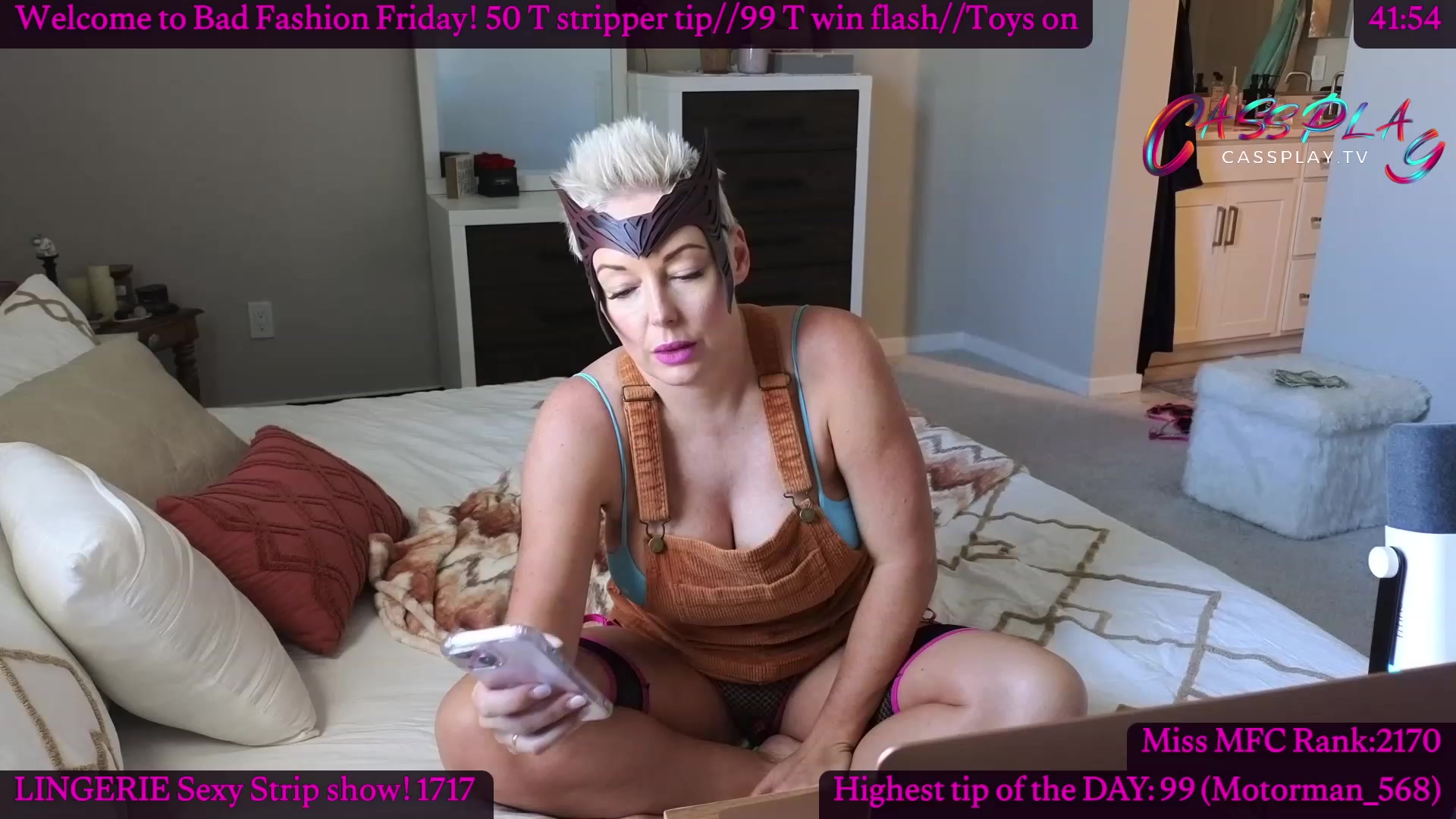Gallery image thumbnail from Cassplay's myfreecams stream on, 02/16/2024, 20:34 image 2 of 20