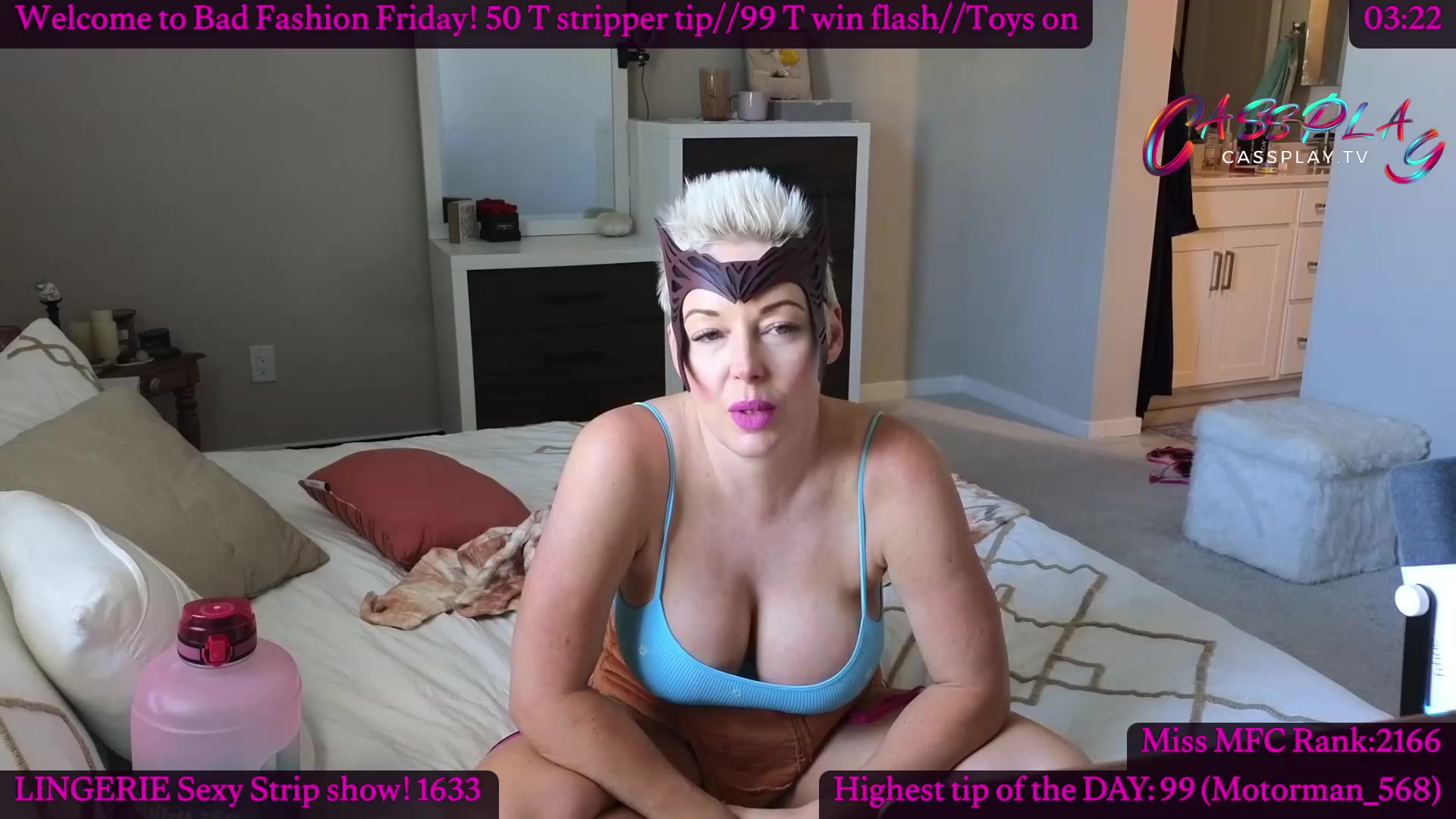 Gallery image thumbnail from Cassplay's myfreecams stream on, 02/16/2024, 20:55 image 14 of 20