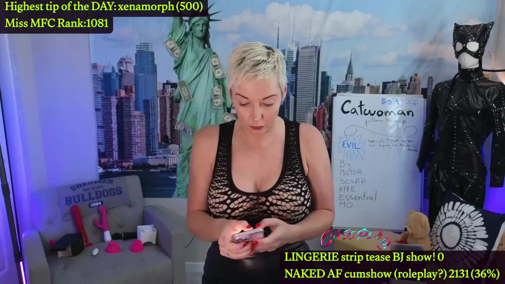 Gallery image thumbnail from Cassplay's myfreecams stream on, 03/23/2024, 22:32 image 5 of 20