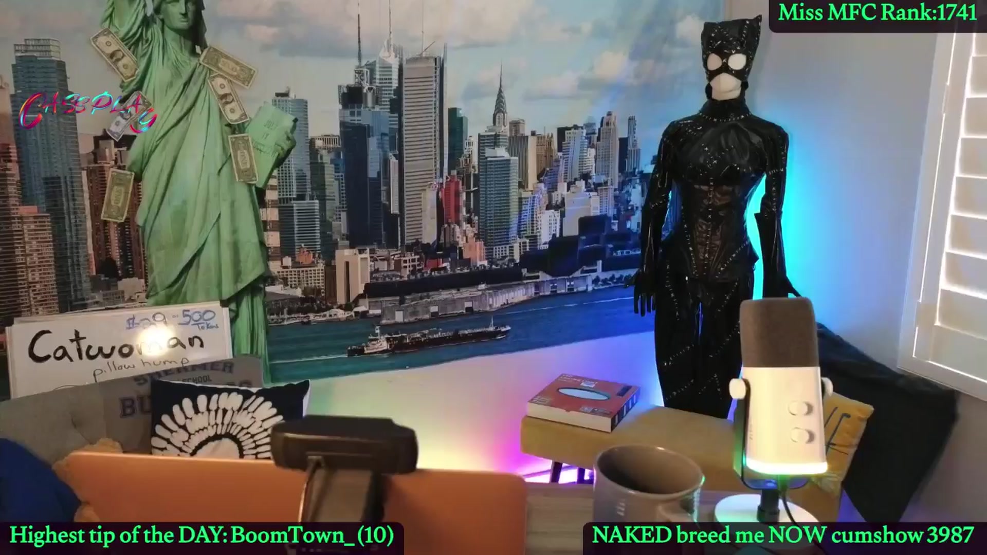 Gallery image thumbnail from Cassplay's myfreecams stream on, 04/01/2024, 19:33 image 13 of 20