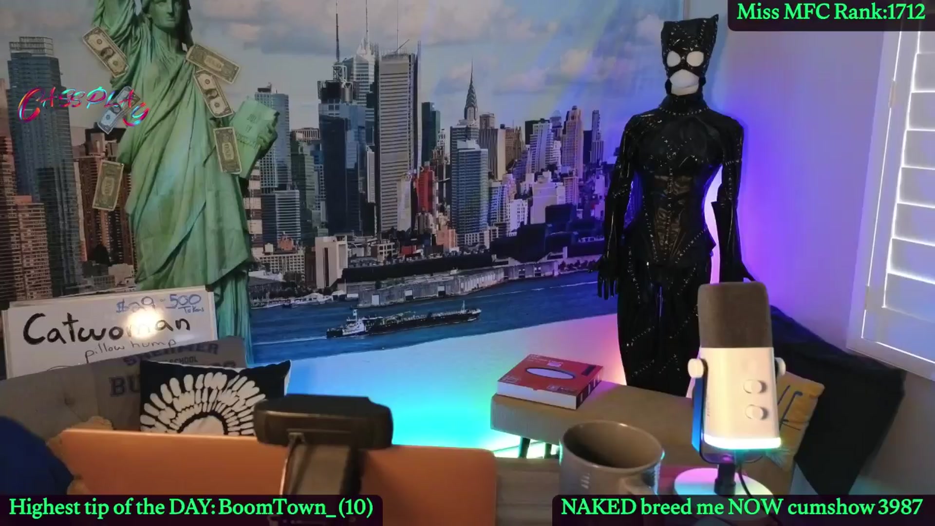 Gallery image thumbnail from Cassplay's myfreecams stream on, 04/01/2024, 19:33 image 9 of 20
