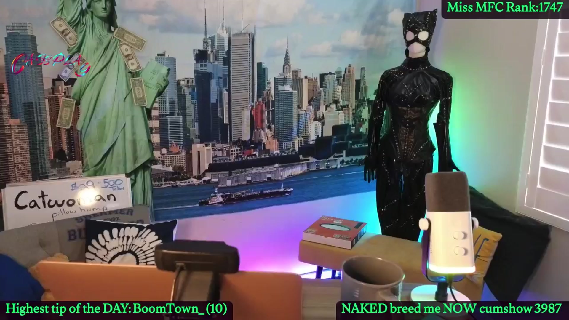 Gallery image thumbnail from Cassplay's myfreecams stream on, 04/01/2024, 19:33 image 15 of 20
