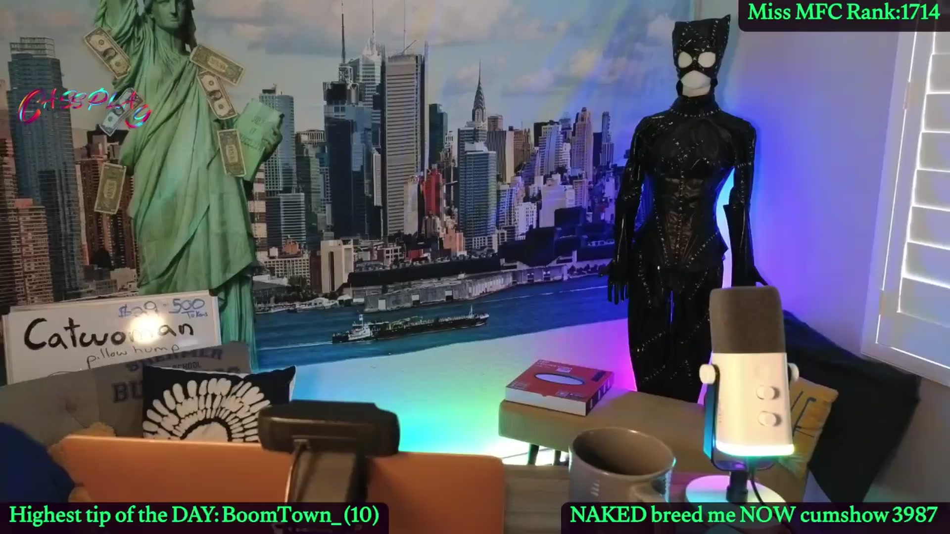 Gallery image thumbnail from Cassplay's myfreecams stream on, 04/01/2024, 19:33 image 10 of 20