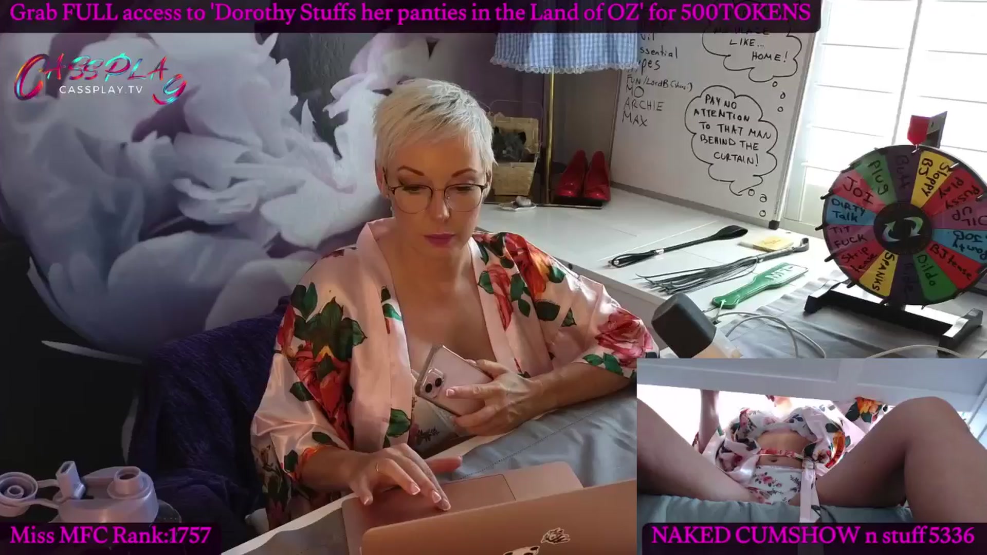 Gallery image thumbnail from Cassplay's myfreecams stream on, 05/02/2024, 20:36 image 18 of 20