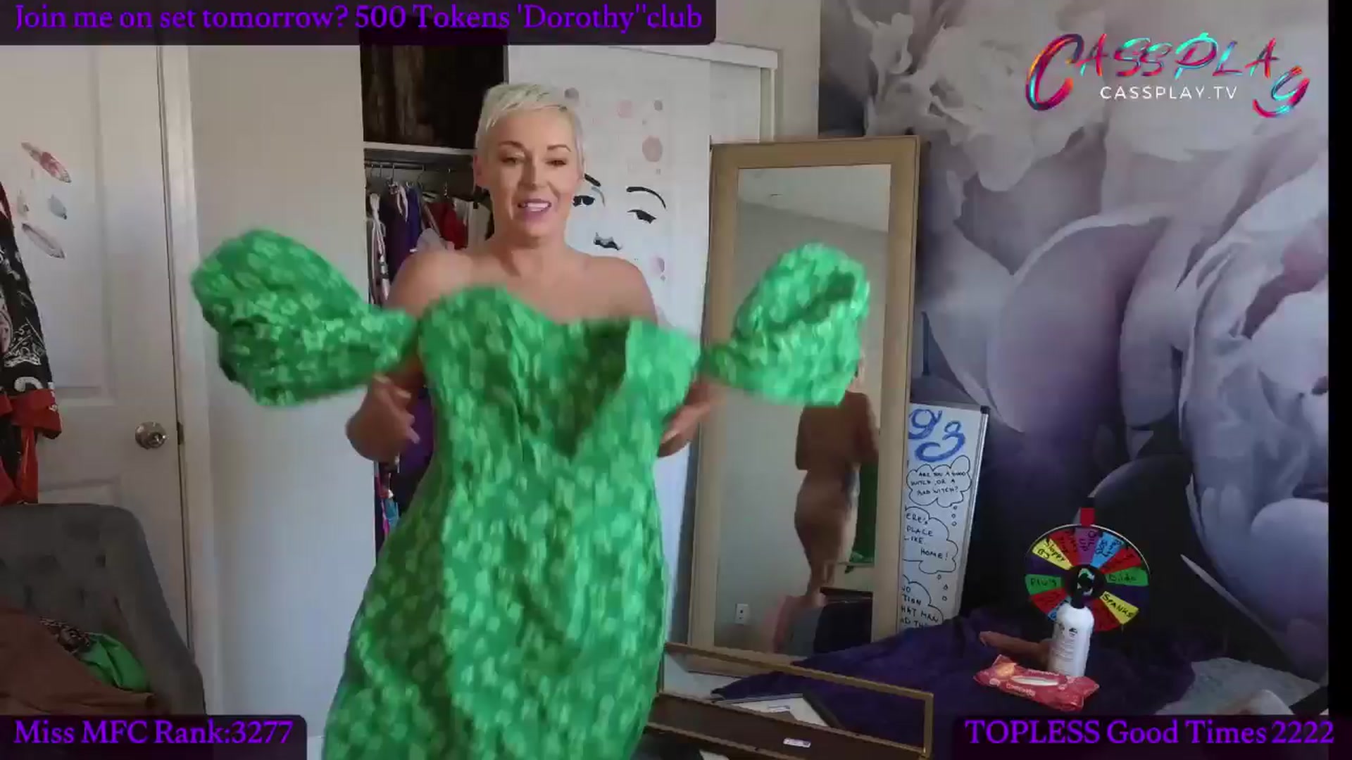 Gallery image thumbnail from Cassplay's myfreecams stream on, 05/06/2024, 21:03 image 7 of 20