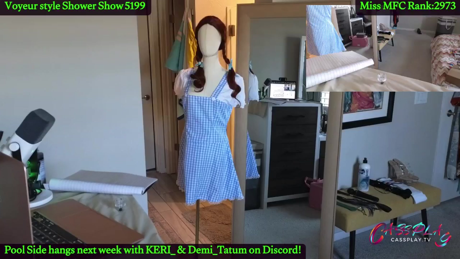 Gallery image thumbnail from Cassplay's myfreecams stream on, 05/17/2024, 20:01 image 14 of 20