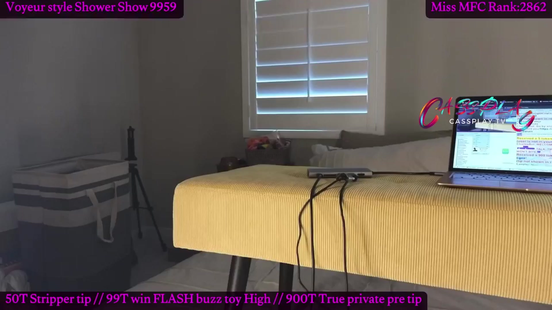 Gallery image thumbnail from Cassplay's myfreecams stream on, 05/18/2024, 20:22 image 19 of 20
