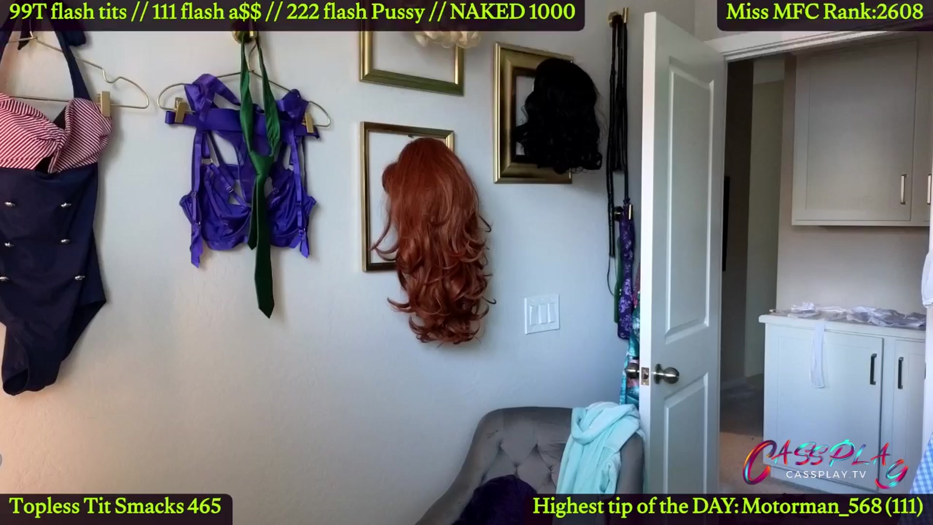 Gallery image thumbnail from Cassplay's myfreecams stream on, 05/31/2024, 18:31 image 15 of 20