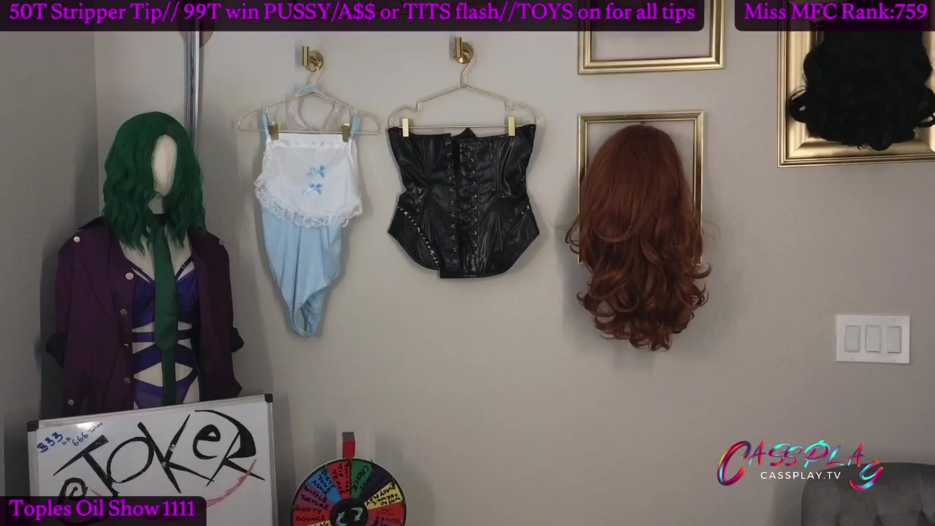 Gallery image thumbnail from Cassplay's myfreecams stream on, 06/04/2024, 14:47 image 13 of 20