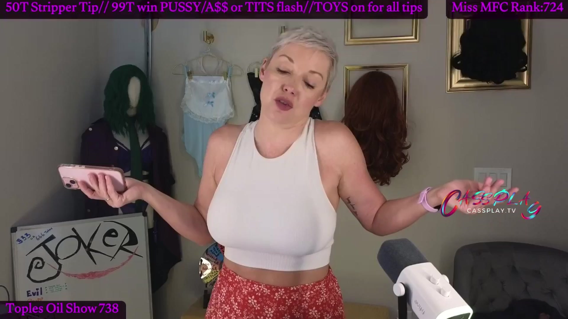 Gallery image thumbnail from Cassplay's myfreecams stream on, 06/04/2024, 18:27 image 10 of 20