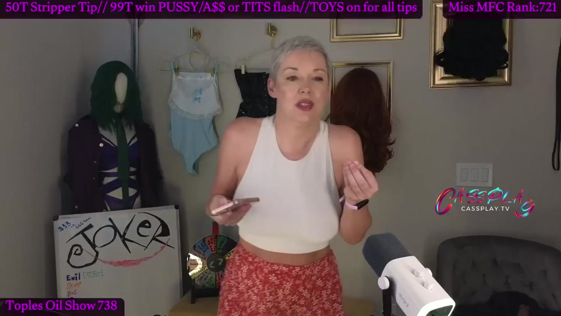 Gallery image thumbnail from Cassplay's myfreecams stream on, 06/04/2024, 18:27 image 7 of 20