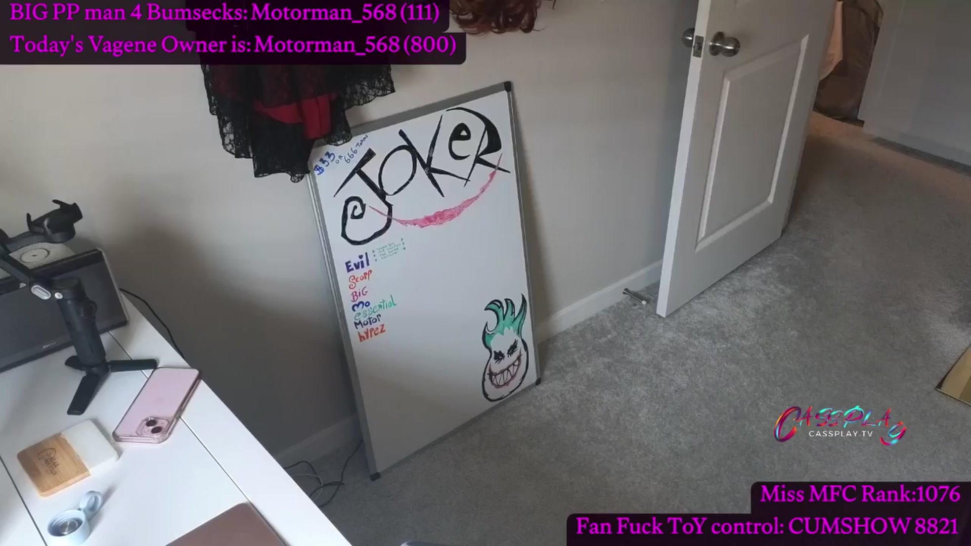 Gallery image thumbnail from Cassplay's myfreecams stream on, 06/13/2024, 18:35 image 19 of 20