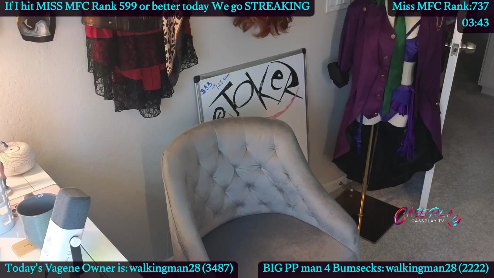 Gallery image thumbnail from Cassplay's myfreecams stream on, 06/16/2024, 18:44 image 19 of 20