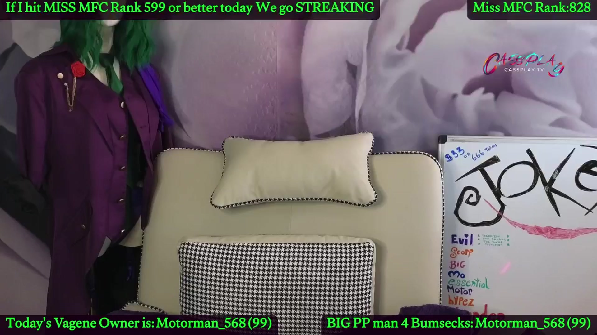 Gallery image thumbnail from Cassplay's myfreecams stream on, 06/23/2024, 17:14 image 2 of 20