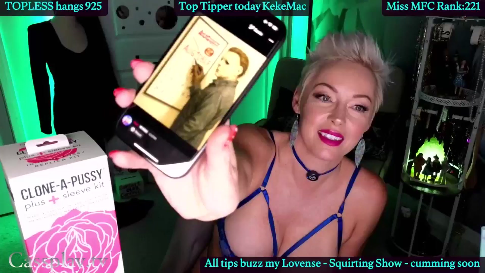 Gallery image thumbnail from Cassplay's myfreecams stream on, 08/05/2025, 01:09 image 11 of 20