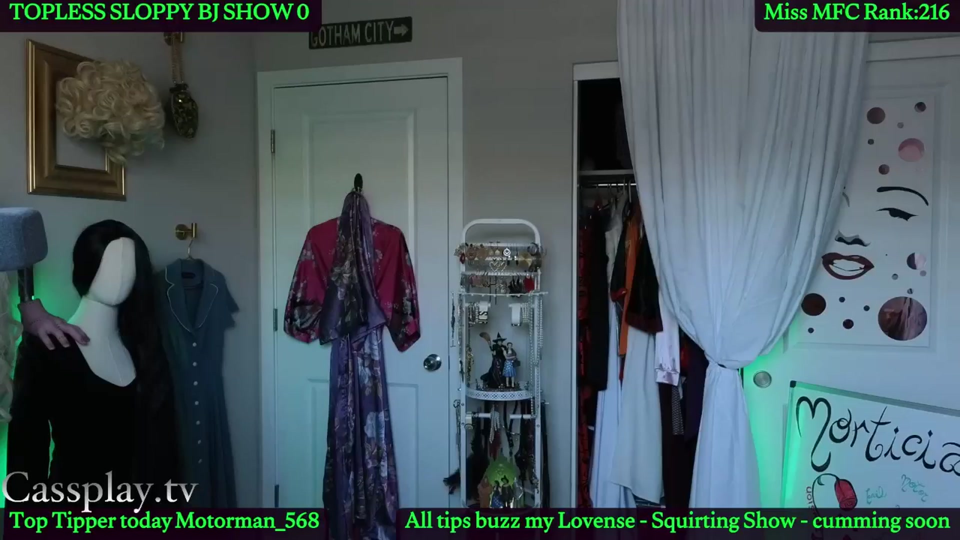 Gallery image thumbnail from Cassplay's myfreecams stream on, 08/09/2025, 24:19 image 13 of 20