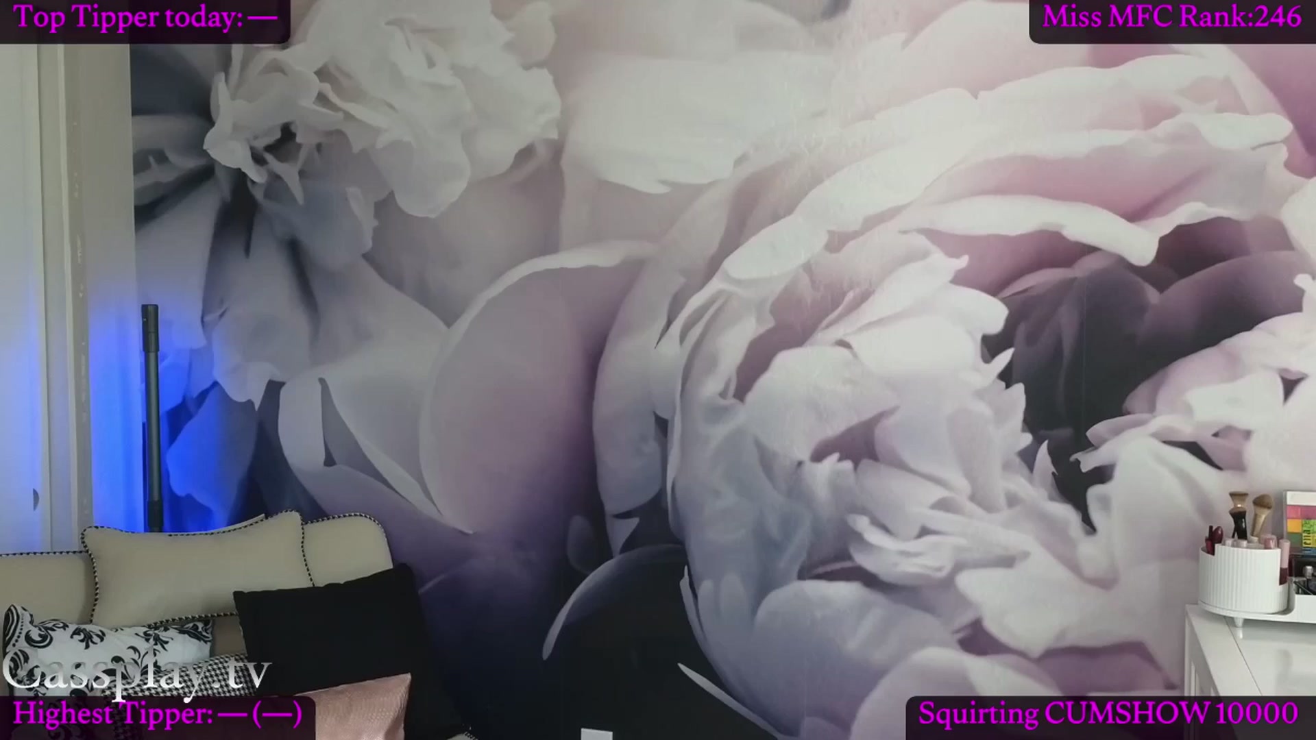 Gallery image thumbnail from Cassplay's myfreecams stream on, 08/09/2025, 19:35 image 1 of 20