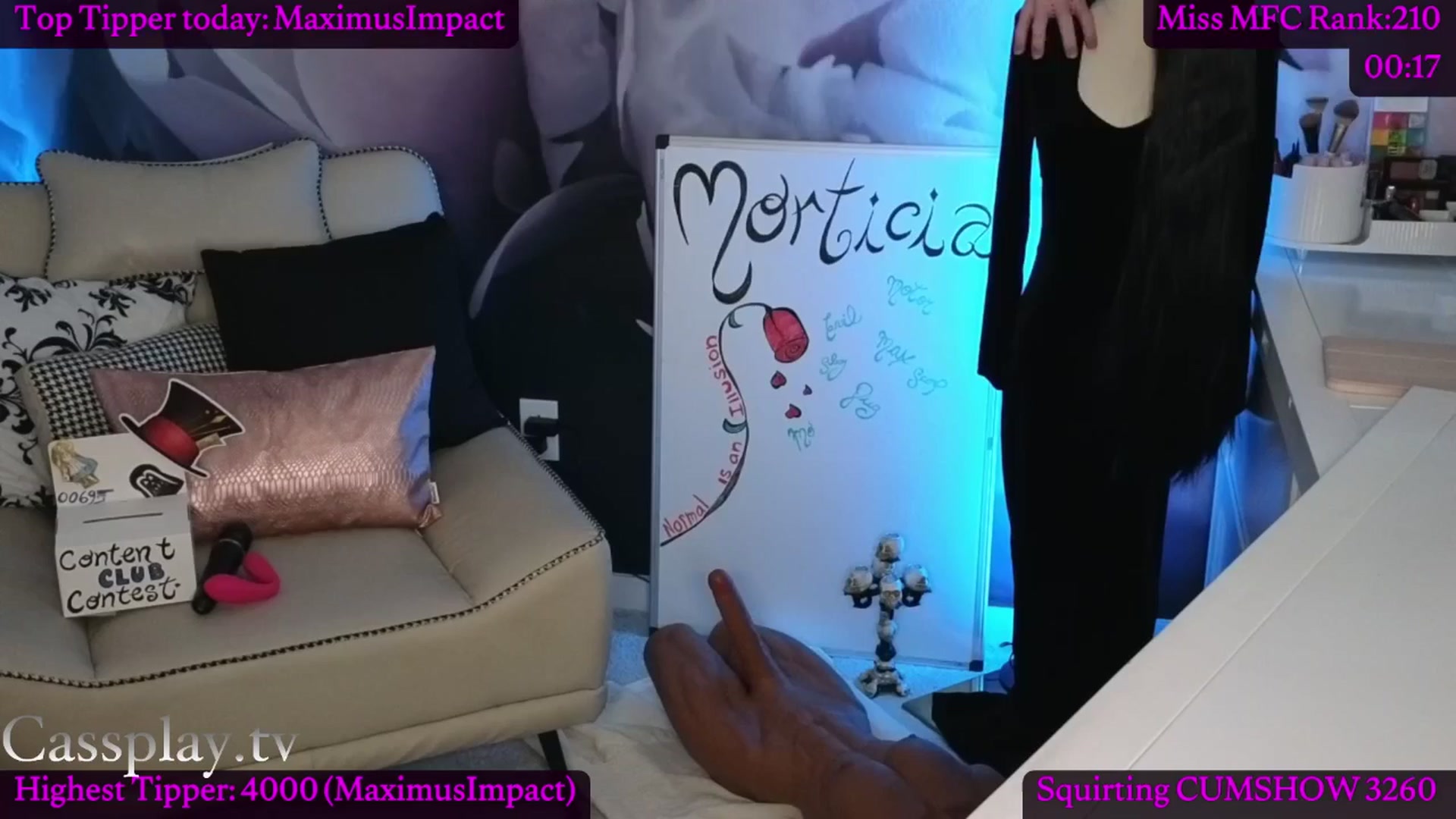 Gallery image thumbnail from Cassplay's myfreecams stream on, 08/10/2025, 01:19 image 7 of 20