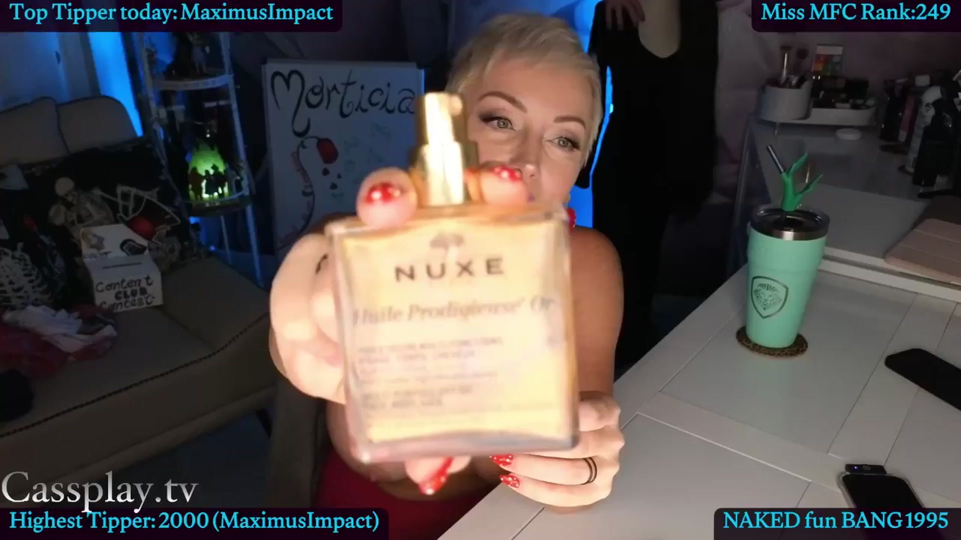 Gallery image thumbnail from Cassplay's myfreecams stream on, 08/12/2025, 02:21 image 7 of 20
