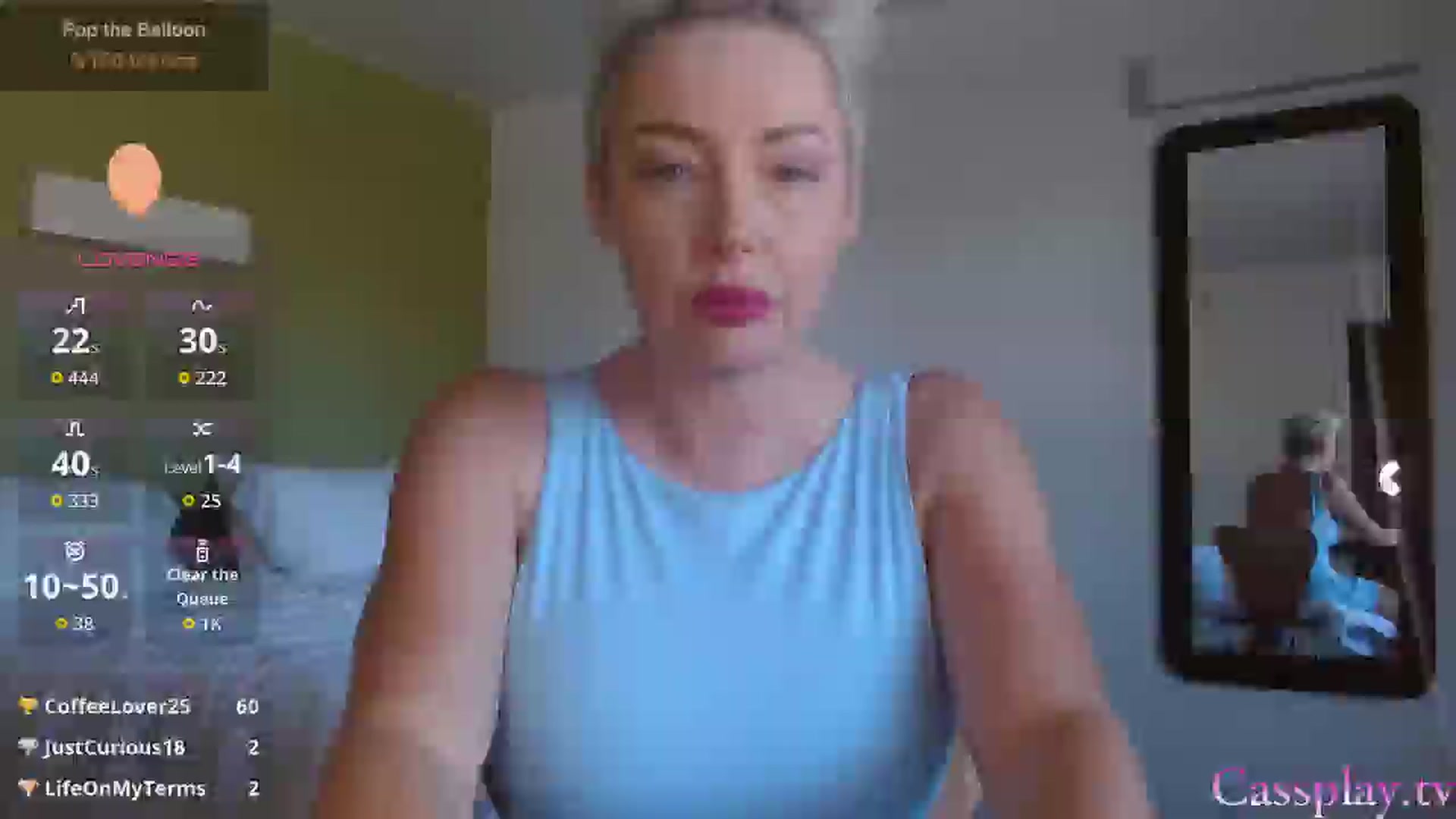 Gallery image thumbnail from Cassplay's myfreecams stream on, 09/21/2025, 20:15 image 15 of 20