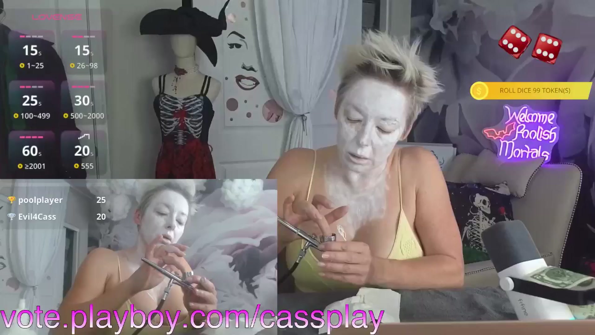 Gallery image thumbnail from Cassplay's myfreecams stream on, 10/28/2025, 18:29 image 10 of 20