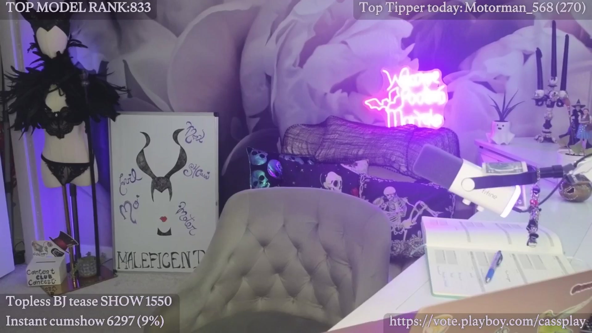 Gallery image thumbnail from Cassplay's myfreecams stream on, 11/04/2025, 23:22 image 18 of 20