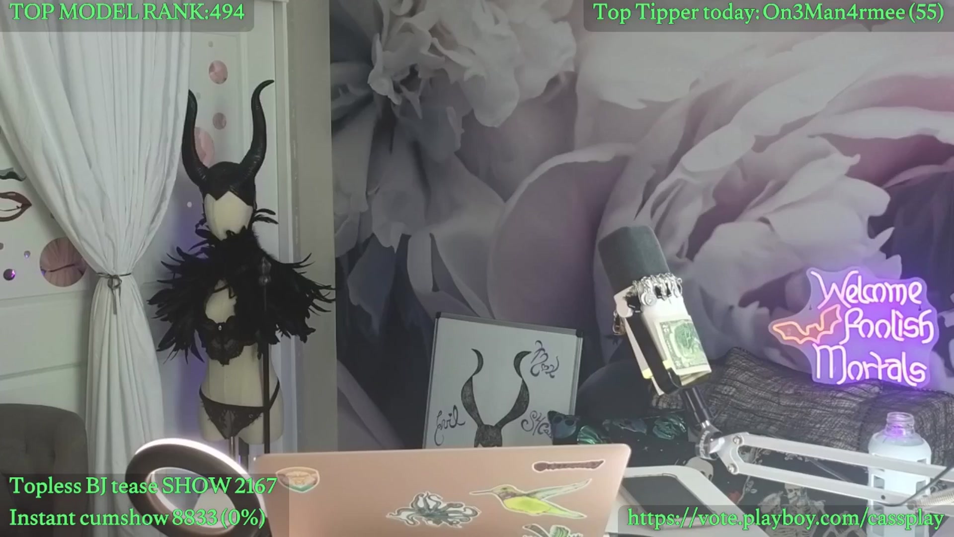 Gallery image thumbnail from Cassplay's myfreecams stream on, 11/06/2025, 20:45 image 17 of 20