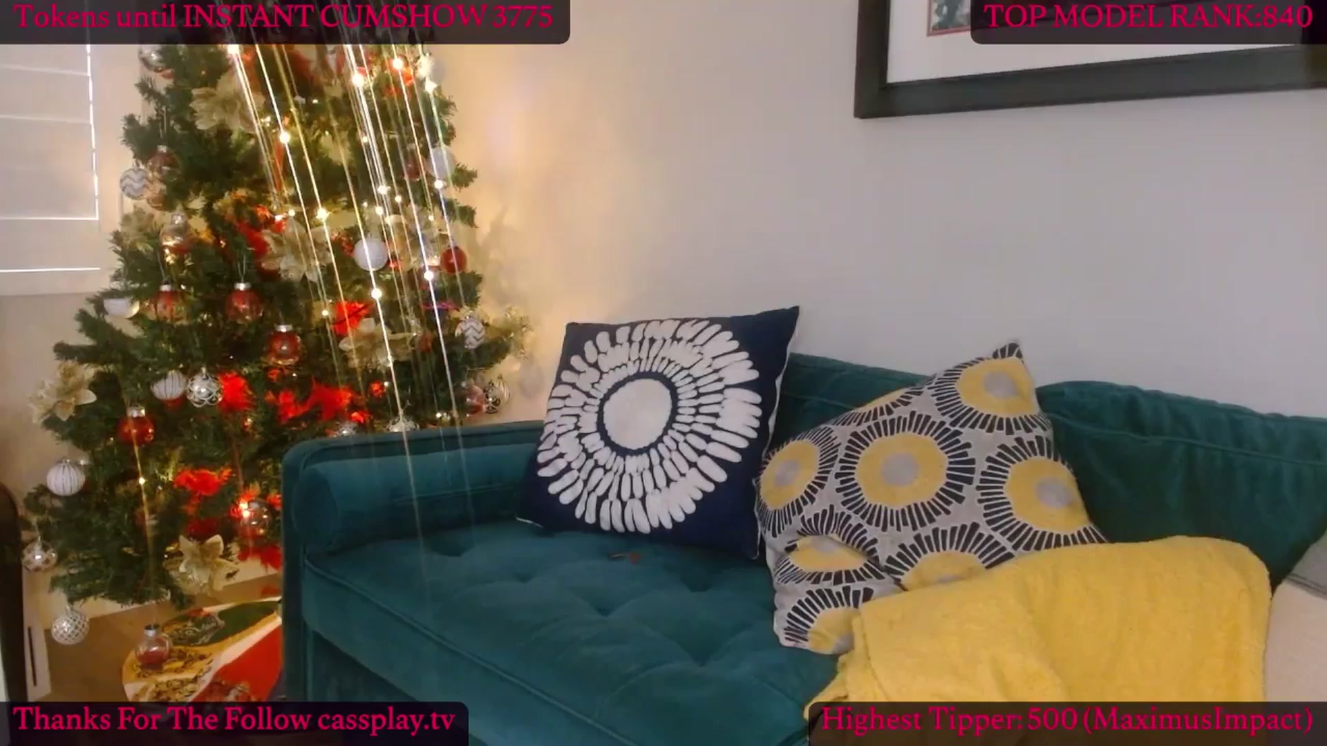 Gallery image thumbnail from Cassplay's myfreecams stream on, 11/30/2025, 03:01 image 12 of 20