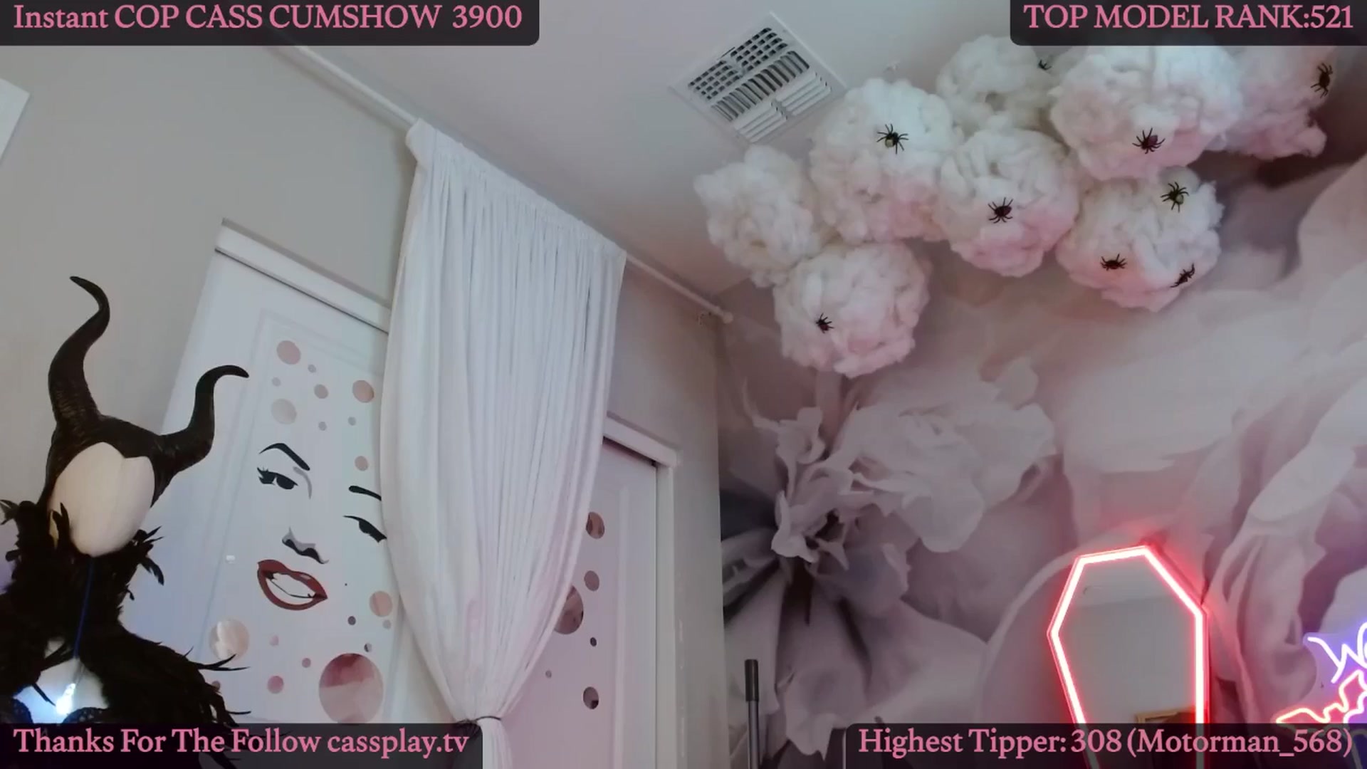 Gallery image thumbnail from Cassplay's myfreecams stream on, 12/04/2025, 21:36 image 2 of 20