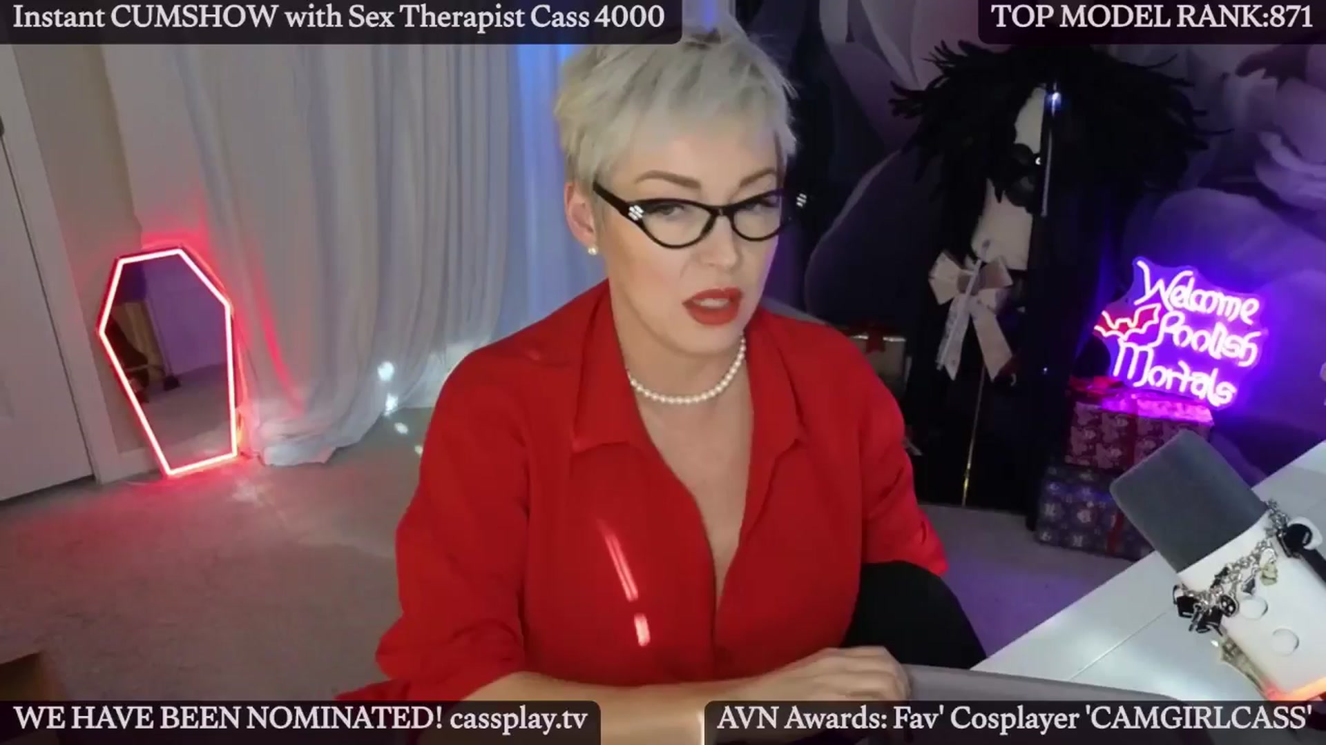 Gallery image thumbnail from Cassplay's myfreecams stream on, 12/12/2025, 21:09 image 1 of 20