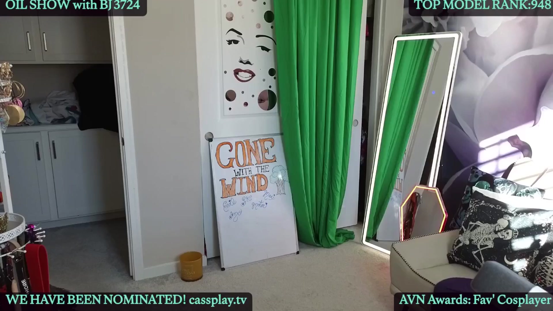 Gallery image thumbnail from Cassplay's myfreecams stream on, 01/11/2026, 22:44 image 14 of 20