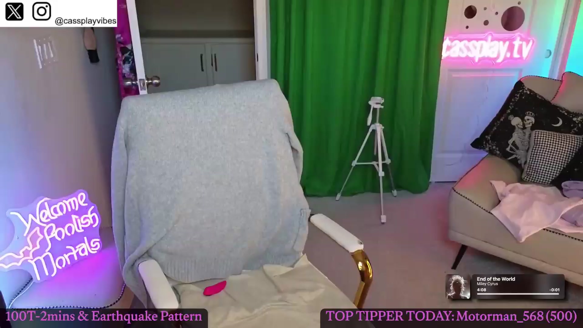 Gallery image thumbnail from Cassplay's myfreecams stream on, 06/13/2026, 14:27 image 9 of 20