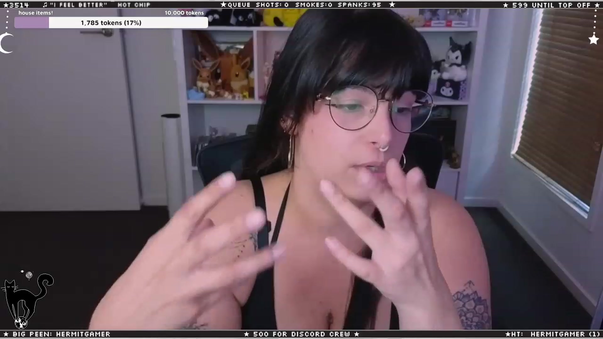 Gallery image thumbnail from Cat__'s myfreecams stream on, 03/15/2024, 07:29 image 14 of 20