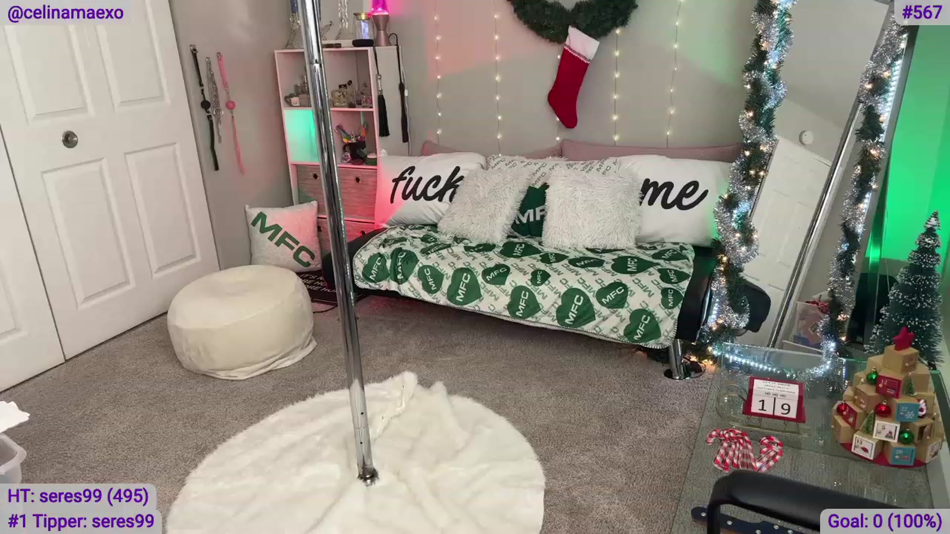 Gallery image thumbnail from Celinamaexo's myfreecams stream on, 12/19/2022, 14:53 image 17 of 20