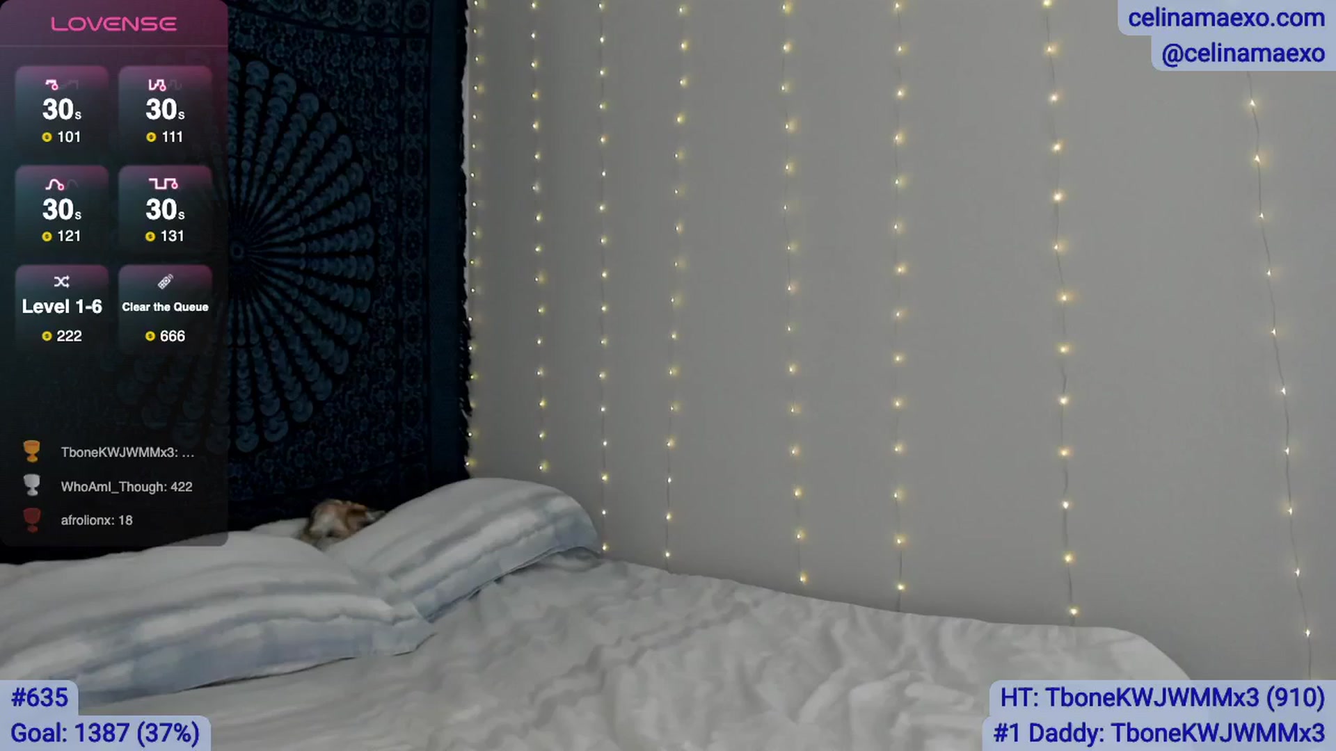 Gallery image thumbnail from Celinamaexo's myfreecams stream on, 03/27/2025, 21:30 image 2 of 20