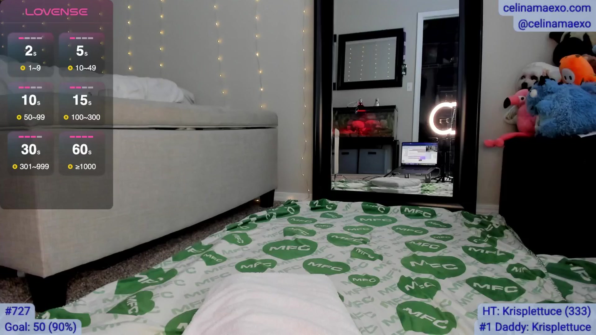 Gallery image thumbnail from Celinamaexo's myfreecams stream on, 01/12/2026, 21:13 image 4 of 20