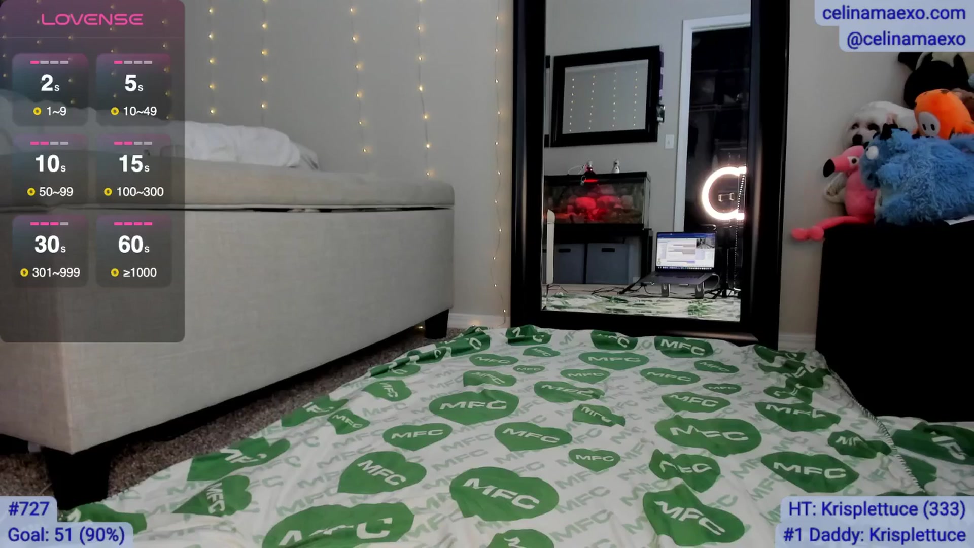 Gallery image thumbnail from Celinamaexo's myfreecams stream on, 01/12/2026, 21:13 image 3 of 20