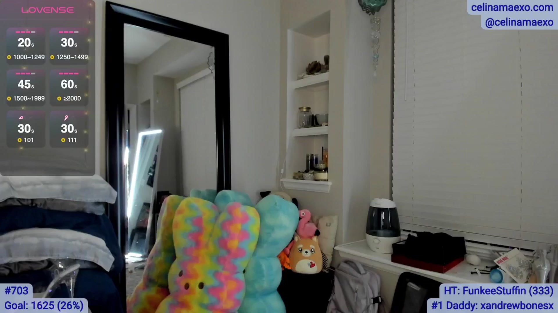 Gallery image thumbnail from Celinamaexo's myfreecams stream on, 04/06/2026, 07:15 image 1 of 20