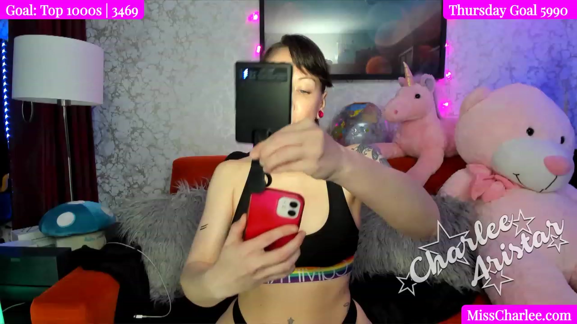Gallery image thumbnail from CharleeNSFW's myfreecams stream on, 05/05/2023, 02:58 image 18 of 20