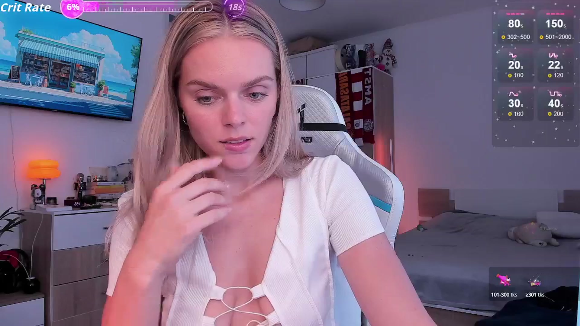 Gallery image thumbnail from CharliXSweet's myfreecams stream on, 08/15/2025, 14:12 image 9 of 20