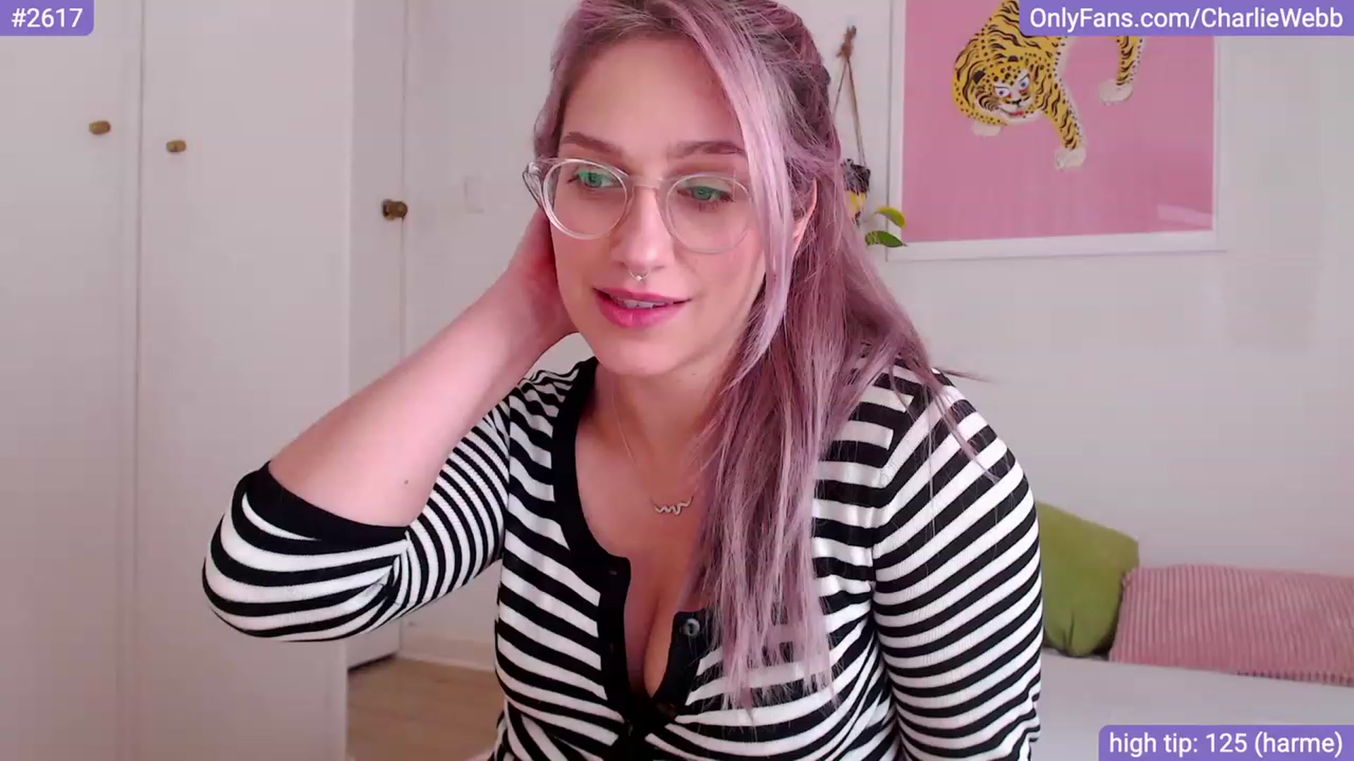 Gallery image thumbnail from CharlieWebb's myfreecams stream on, 10/03/2023, 10:37 image 14 of 20