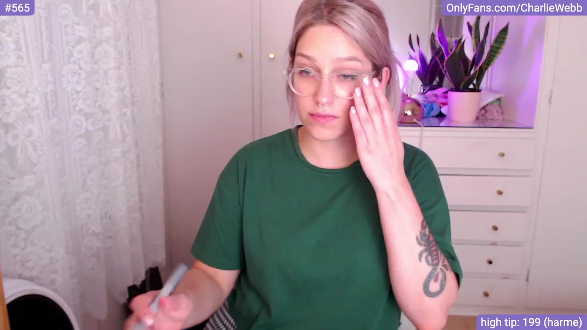 Gallery image thumbnail from CharlieWebb's myfreecams stream on, 10/19/2023, 12:02 image 9 of 20